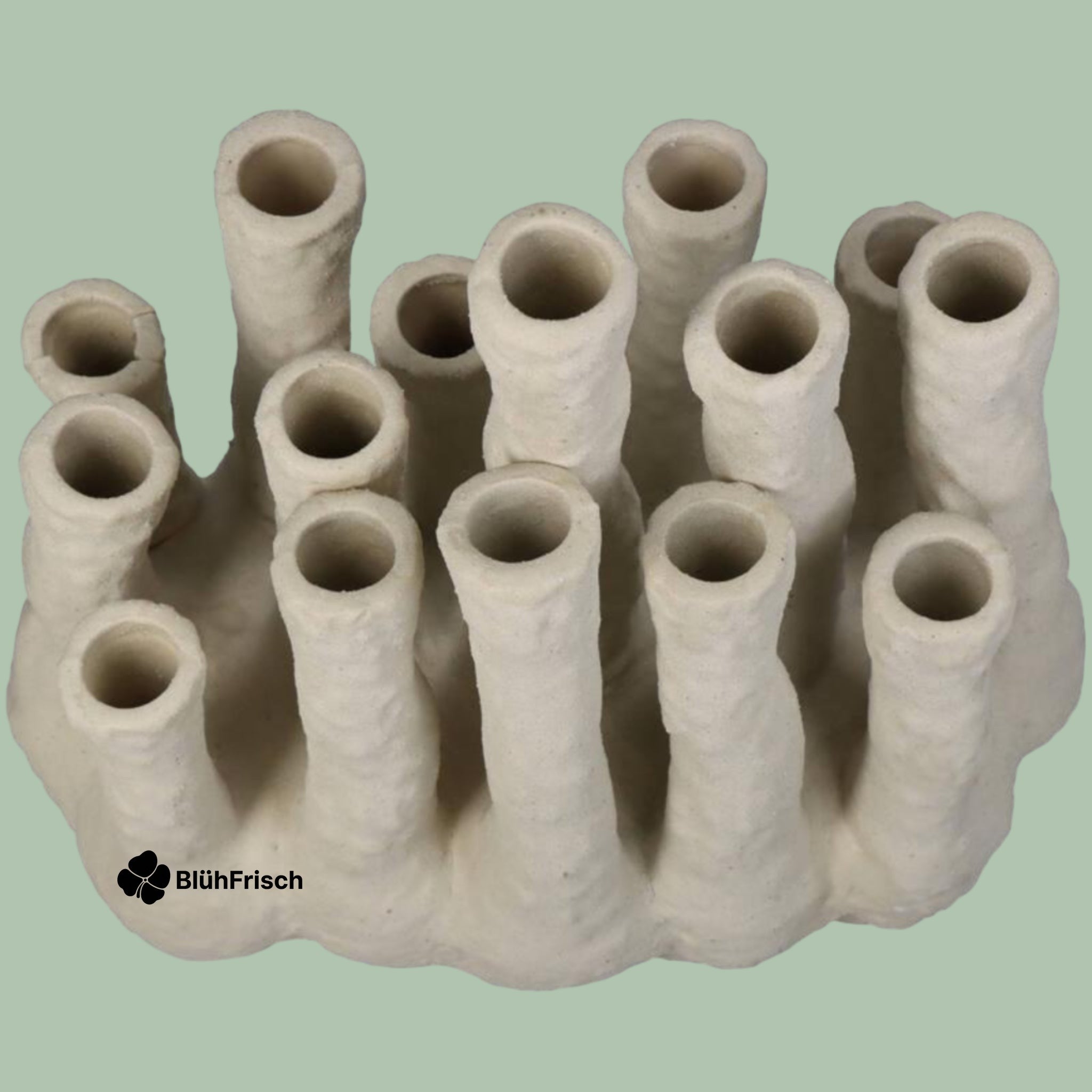 Bloemenhouder XL - Koraal - Ecru - Meertuitenvaas