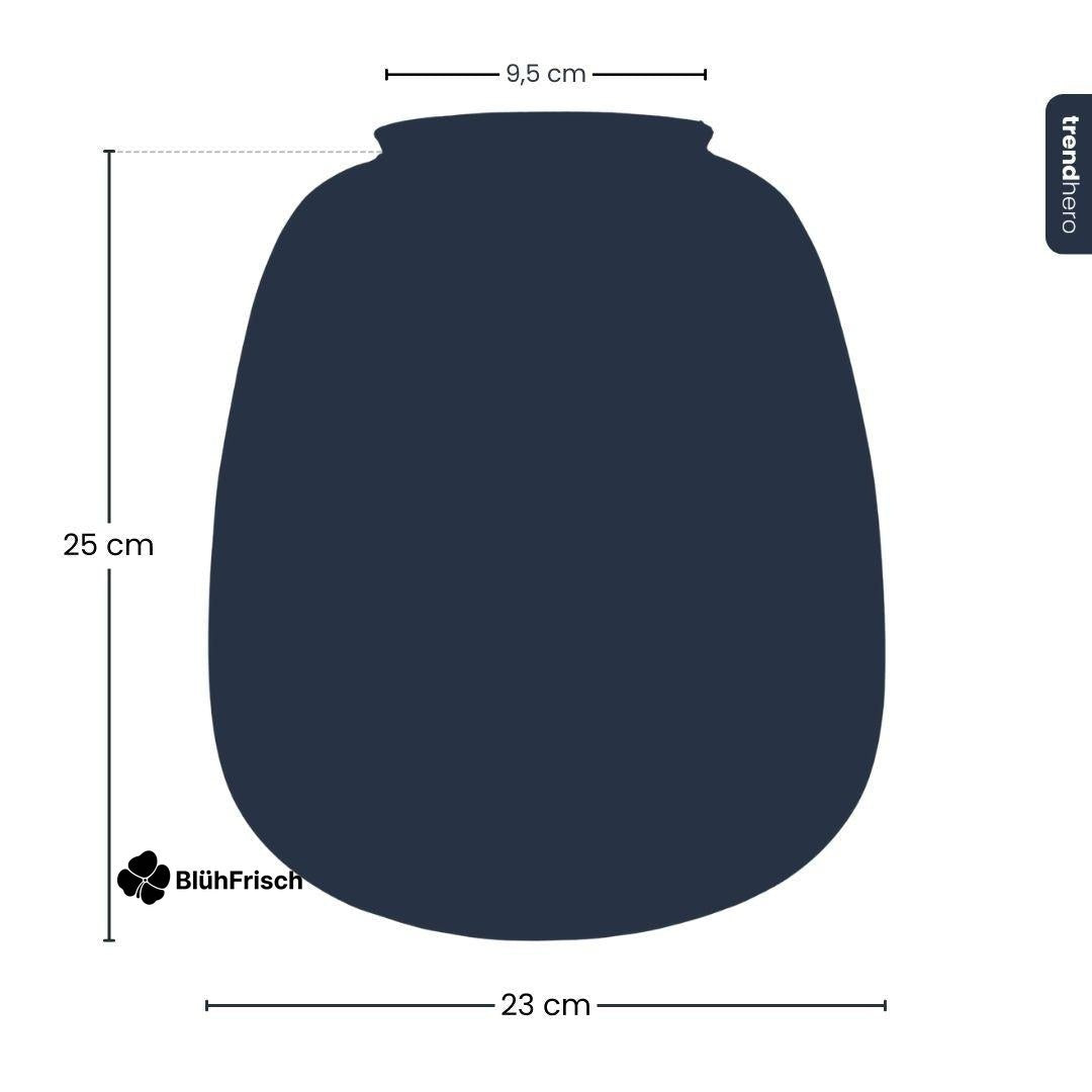 Terrarium fles - Model: Emma + led kurk - ↑ 25cm - Ø 23 cm