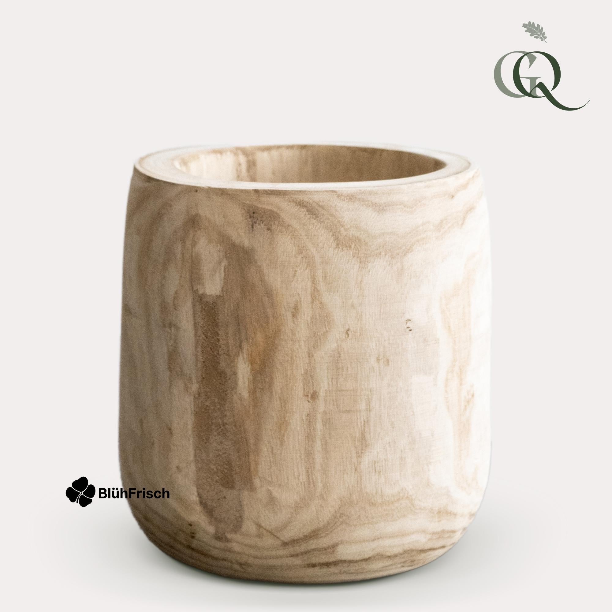 Blumentopf - Holz Hellbraun - Pia Blumentopf 19 - 40 cm