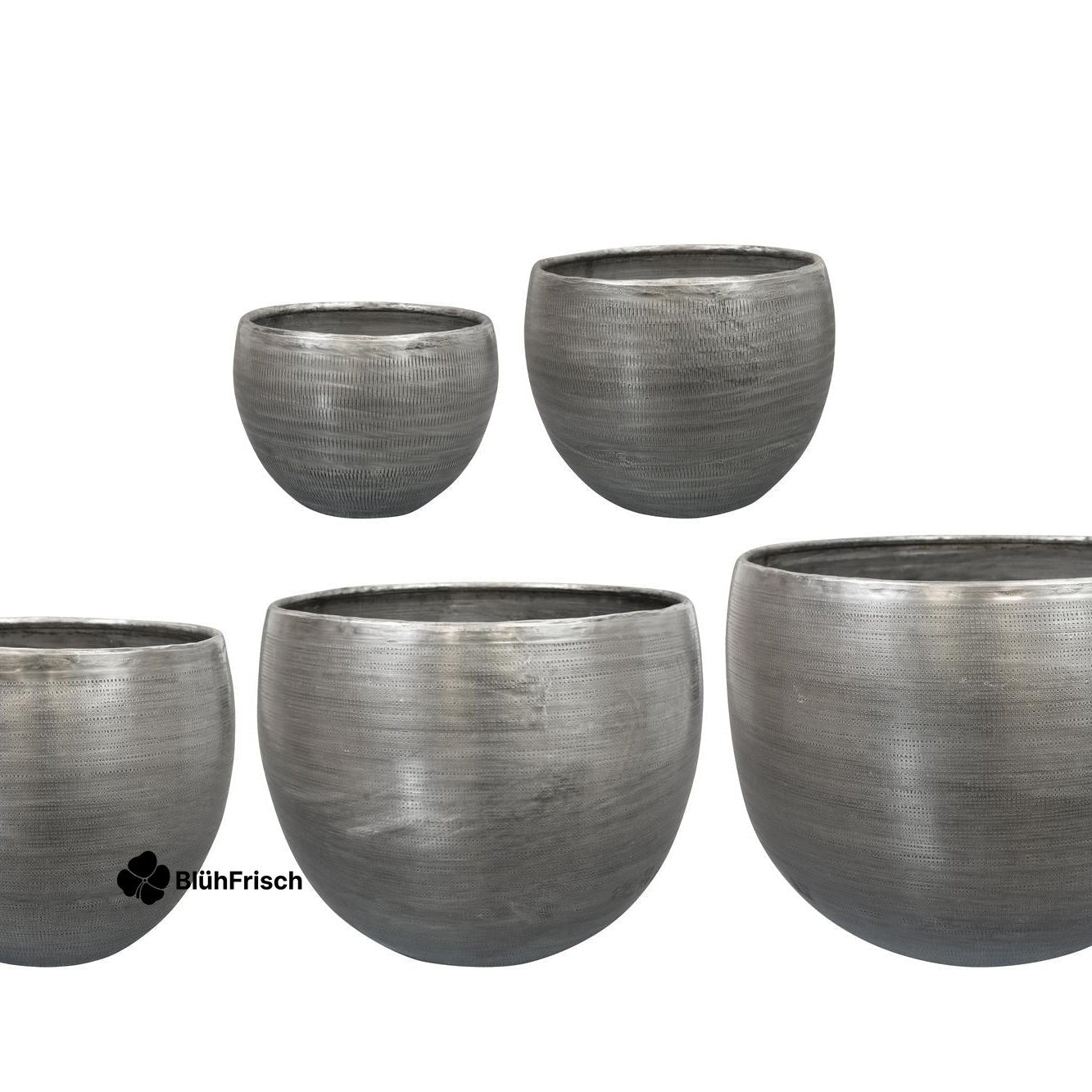 Set 5 Töpfe aluminium Silber