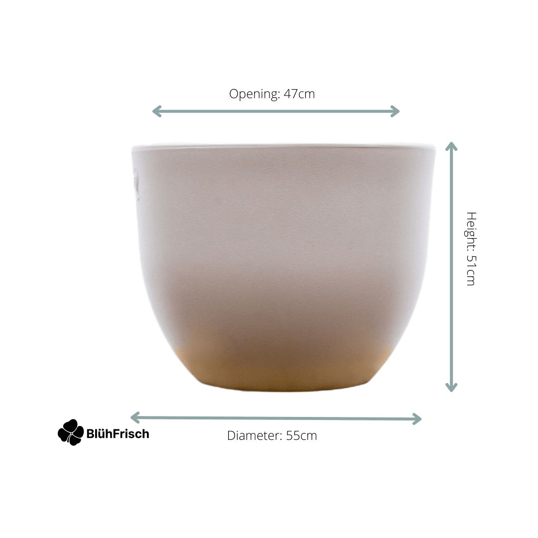 Pot Eggy Taupé - D55 x H43