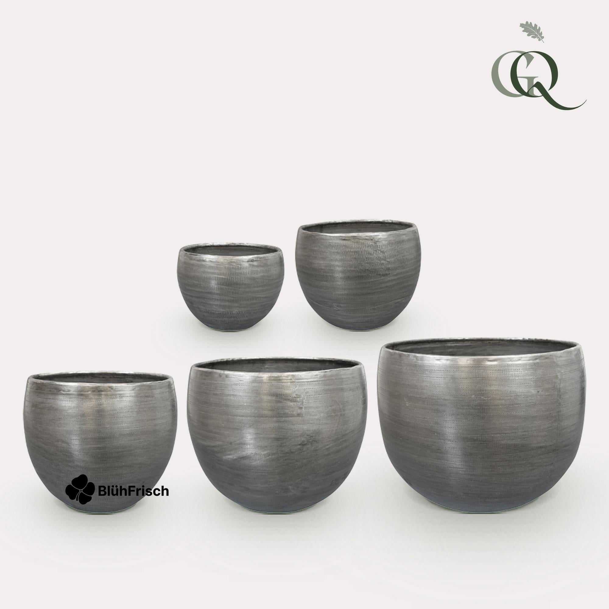 Set 5 Töpfe aluminium Silber