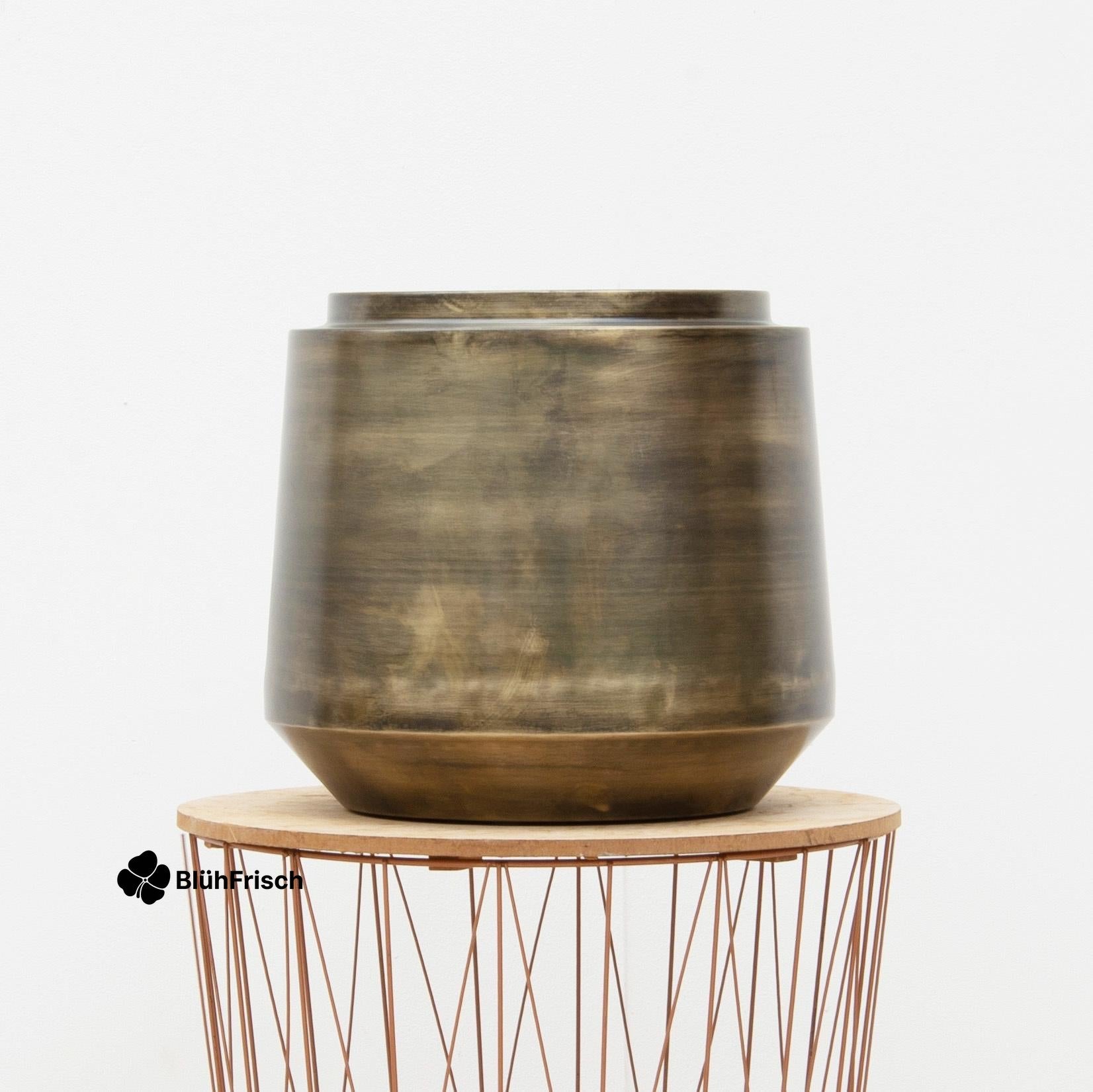 Pot Indigo Vintage Gold D33 x H31