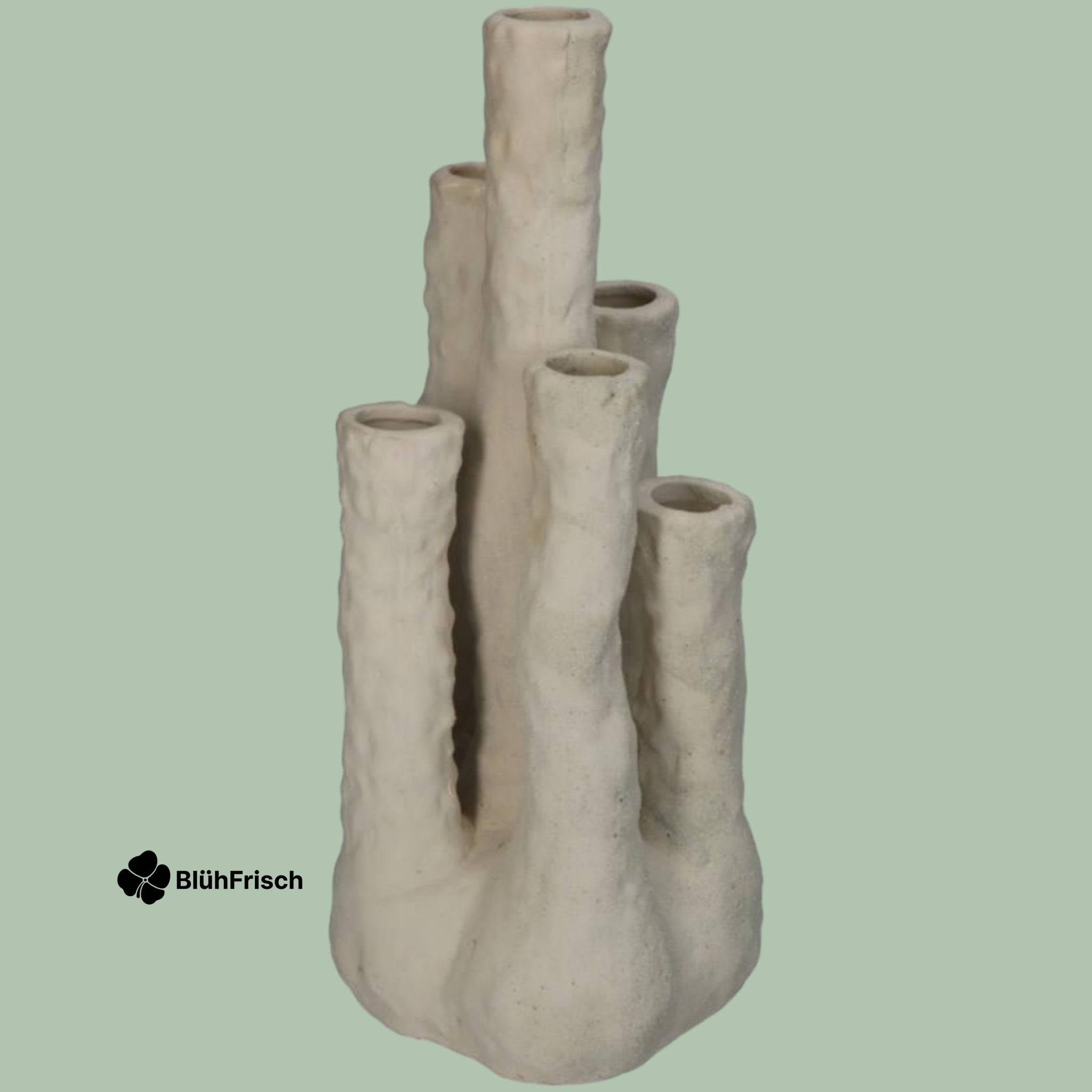 Blumenvase Korall - 18 x 18 x 30cm