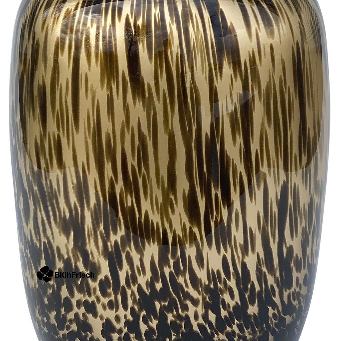 Vaas glas - M - H35 W25 -Artic Cheetah Gold