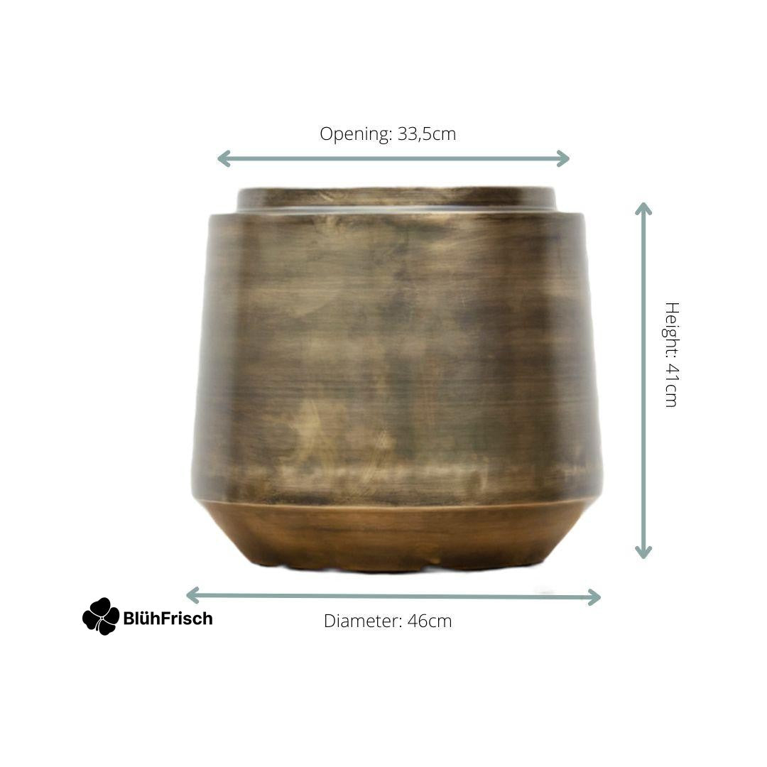 Pot Indigo Vintage Gold - D46 x H41