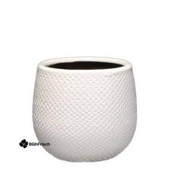 Pot Gabriel rond wit D14