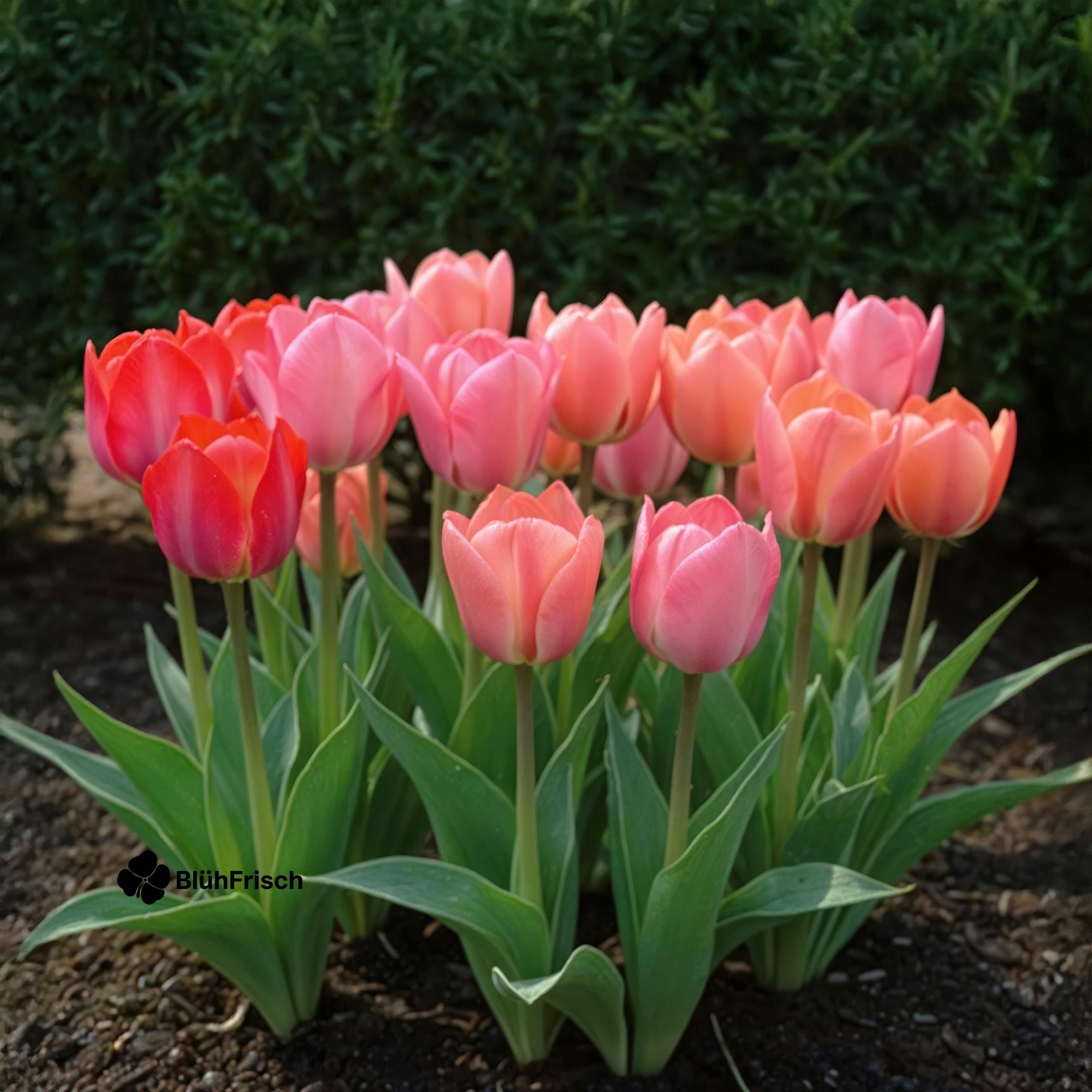GreenboutiQ - Blumenzwiebeln - Tulpe Pink und Red - Bulbs Hardy Perennial - Farbe Rosa und Rot - 40 Stück - Zwiebelgröße 10/12
