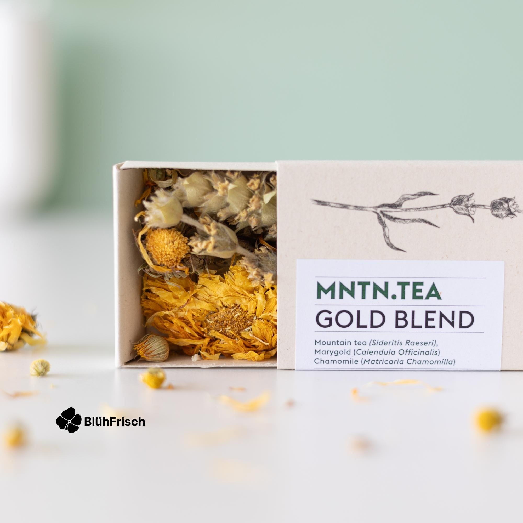 Teepause - Gold Blend Tee und Teebaumschnitt