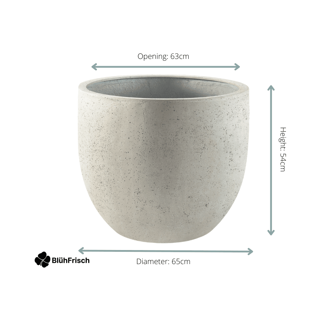 Pot Grigio New Egg Antique White - D65 x H54